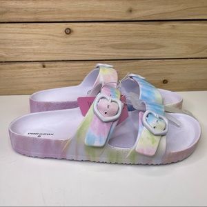 Stoney Clover Lane x Target Womens Rainbow Slide Sandals NEW